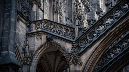 Fototapeta premium detail of a church