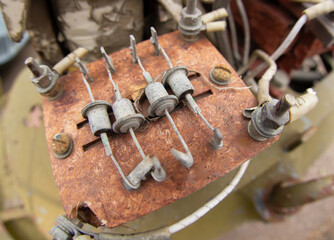 Old Industrial Diode Bridge: Electrical Rectifier Module