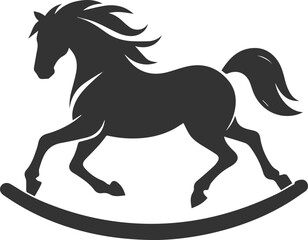 Black horse artwork drawing animal vector silhouette