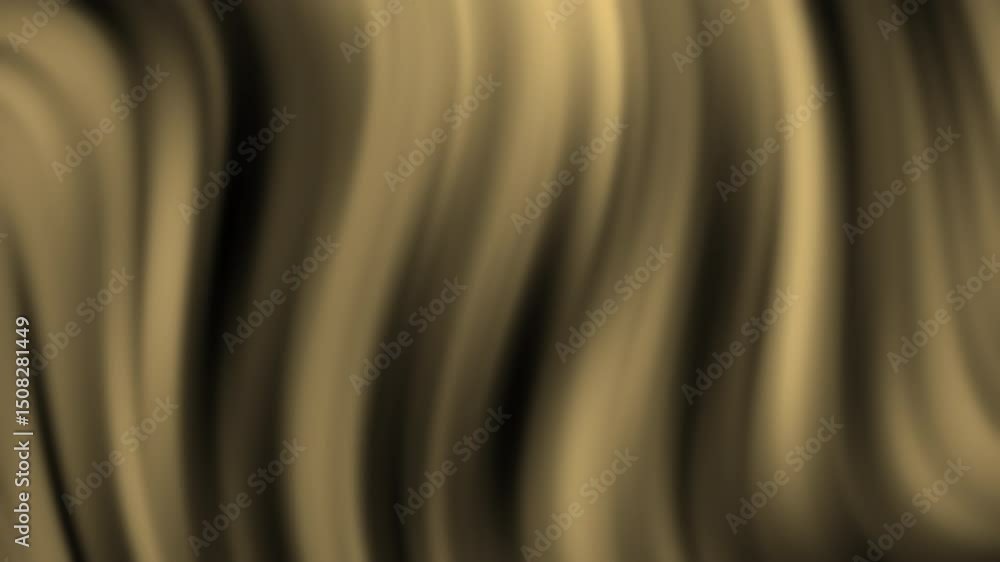 Poster smooth, flowing gold and brown abstract lines create a silky, elegant background effect, abstract te