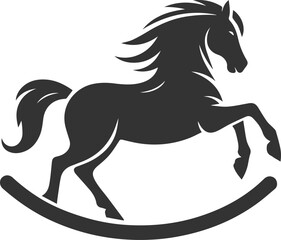 Black horse artwork drawing animal vector silhouette