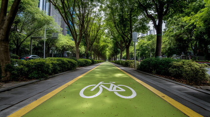 bicycle road sign