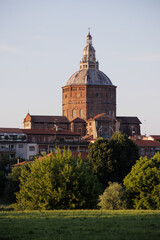 Pavia village city Italy Italian characteristic square vision