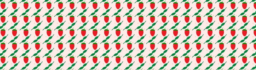 strawberry berry pattern on a light background,