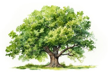 Obraz premium Tree plant oak tranquility.