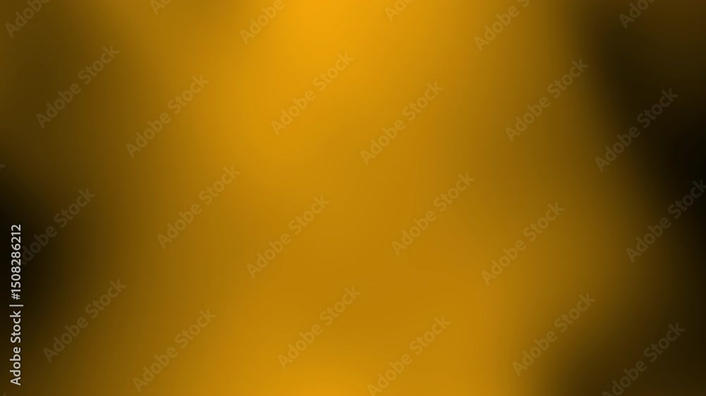 Aufkleber a smooth golden yellow and brown abstract blurred gradient background, abstract texture gradient mot