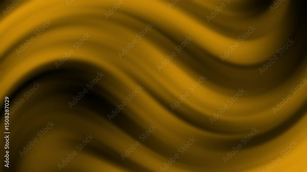 Poster golden abstract waves create a smooth flowing pattern with a soft gradient effect, abstract texture 