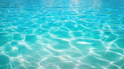 Obraz premium Crystal Clear Turquoise Water Background