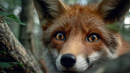 Fototapeta premium red fox portrait