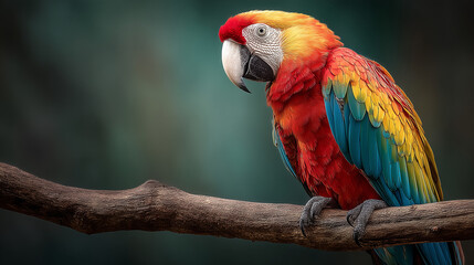 red and yellow macaw