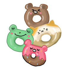 Animal donuts