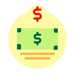 Personal Finance Planning Vector Flat Icon Design