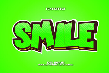 Smile Cartoon Text Effect