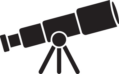 telescope silhouette, telescope vector, telescope icon, telescope clipart, telescope outline, telescope star gazing silhouette,
