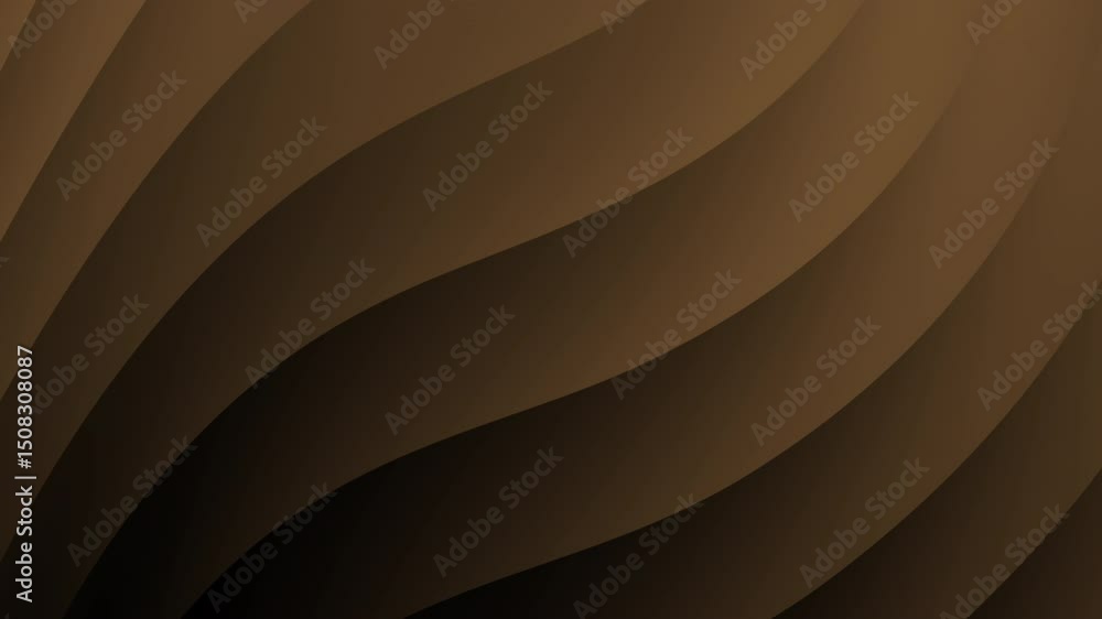 Poster abstract brown waves create a smooth, layered pattern with a modern, elegant feel, abstract texture 