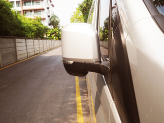 car in a parking lot