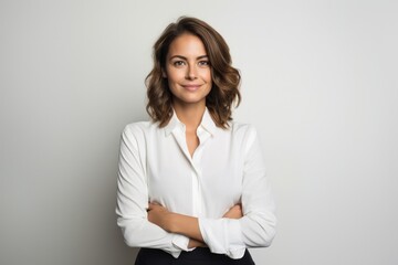 Fototapeta na wymiar Businesswoman portrait blouse adult.