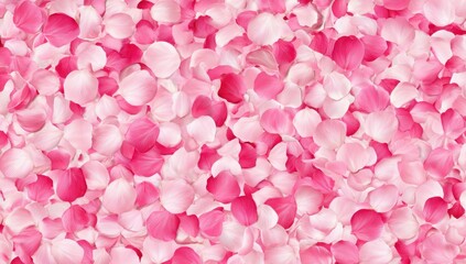 Pink rose petals, a delicate floral pattern