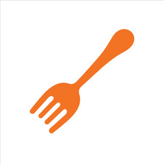 Orange fork icon