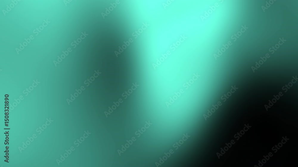 Poster a smooth turquoise and black gradient background with soft transitions and an abstract feel, abstrac