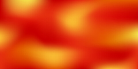 Blurred abstract background. Mesh gradient. Standard banner size. Background for poster, brochure, booklet. Colorful, red, yellow gradient. Valentine's Day. Hot, summer 