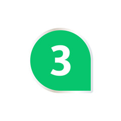 Number icon vector illustration. Infographic number icon vector. number icon vector