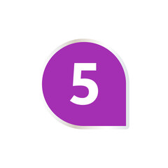 Number icon vector illustration. Infographic number icon vector. number icon vector