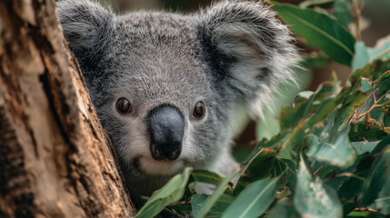 koala in tree