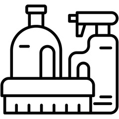Obraz premium Cleaning Products Icon