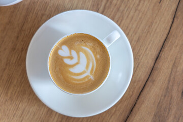 Barista coffee service concept.