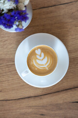 Barista coffee service concept.