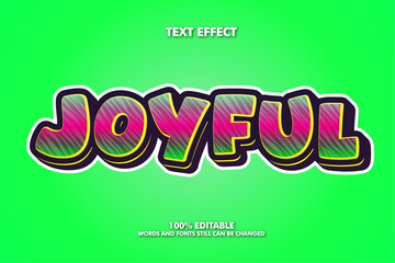 Joyful Cartoon Text Effect