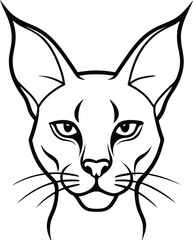 vector illustration of a tiger