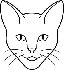 vector illustration of a cat