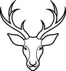 deer head vector