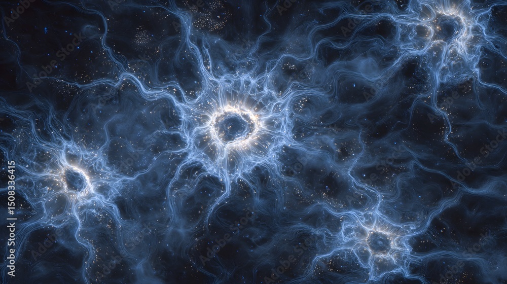 Poster detailed of the structure and shape of astrocyte cells which are a type of glial cell found in the c