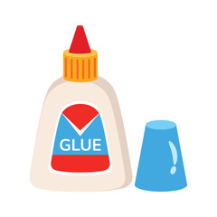 Have a look at this 2d icon of glue bottle
