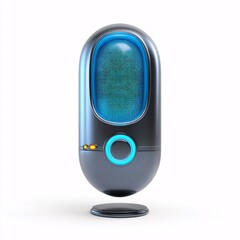 3D digital assistant icon, powered by voice recognition for streamlined task management