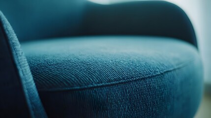 Close-up view of a dark teal fabric texture.