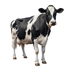 cow isolated on white