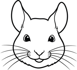 vector illustration of a rabbit