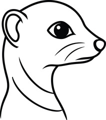 vector illustration of a head