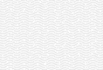 Modern stylish pattern texture. Repeating curve wave lines. Monochrome on white background. Trendy graphic design.	