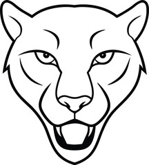 vector illustration of a wolf