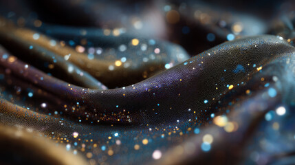 water drops on a blue background