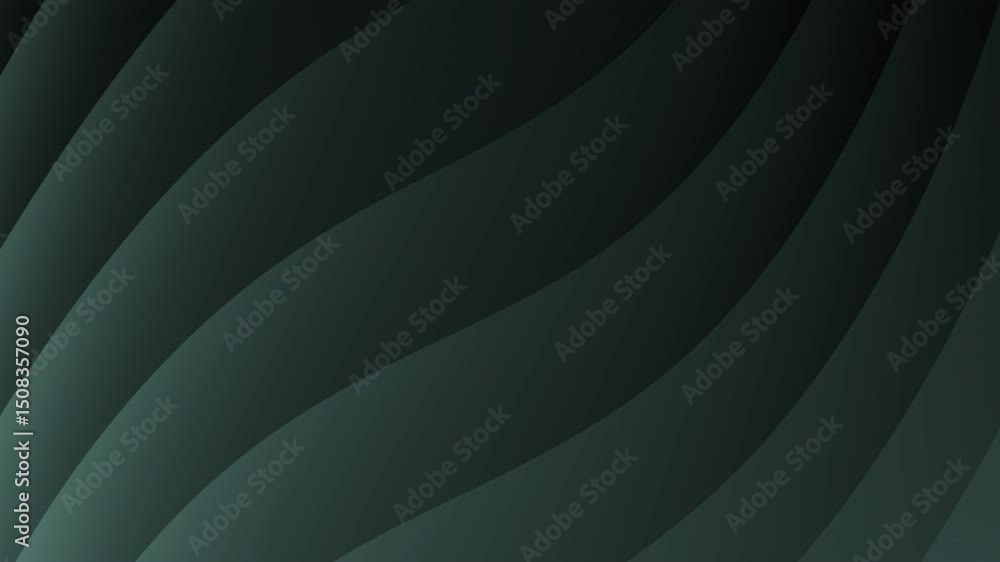 Poster dark, wavy abstract pattern with smooth, flowing curves and gradient shades for a modern background 