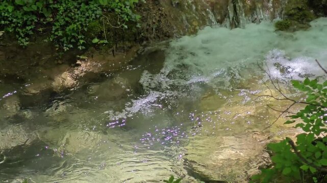 Bachkovo waterfalls cascade in Rhodopes Mountain, Plovdiv region, Bulgaria