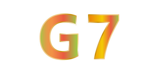 G7、優しい色合いのロゴ、多様性と平和、アイキャッチ