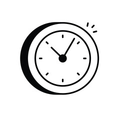 Clock Vector icon