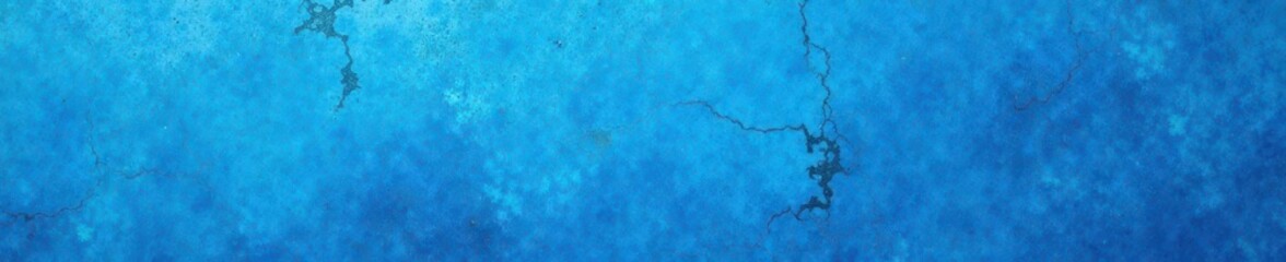 Vivid blue concrete, heavily textured surface, stone, grunge, pattern